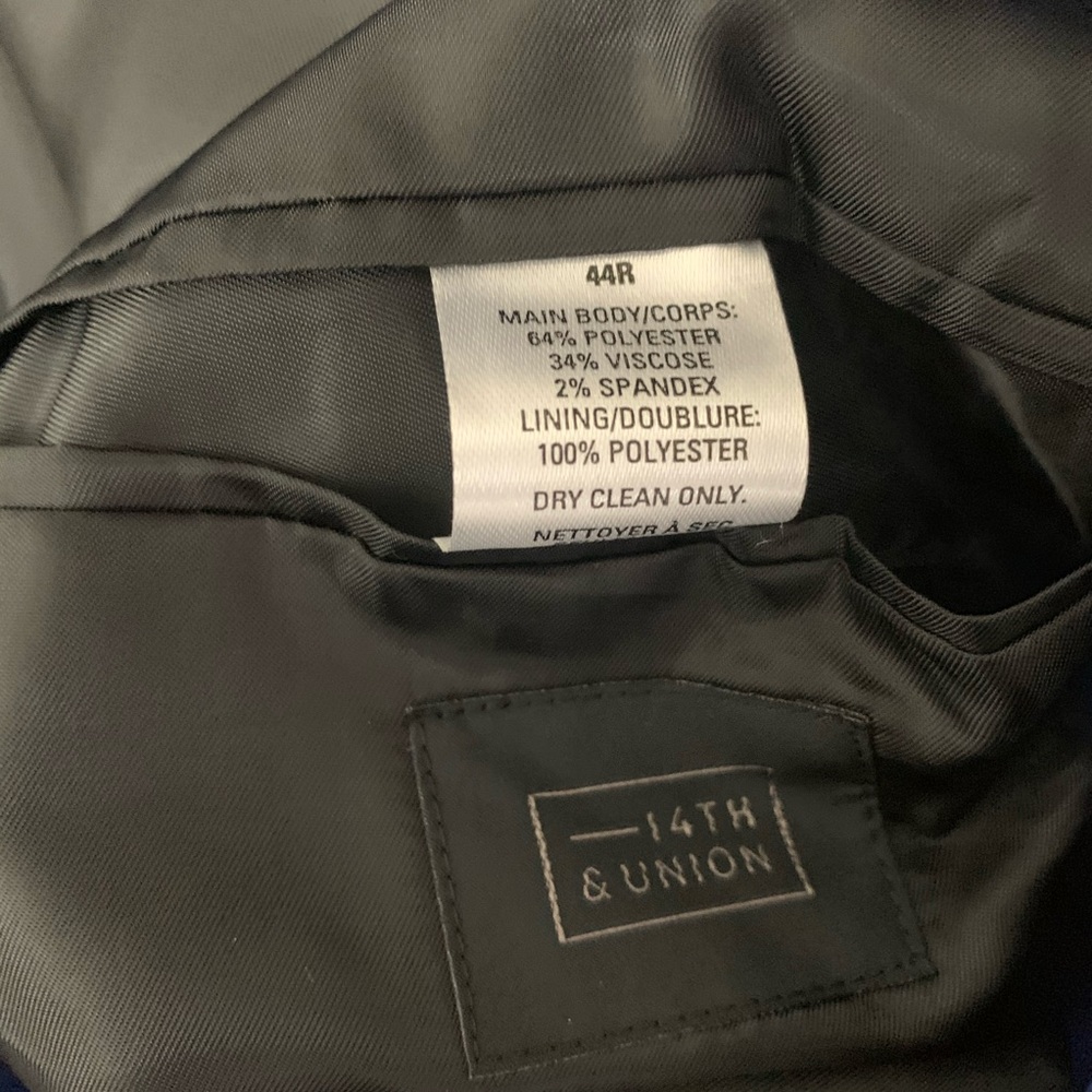 14th & Union Two Button Extra Trim Fit Jacket - Picture 14 of 14